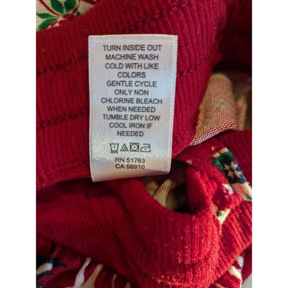 Maurice’s Christmas Pajama Pants Reindeer Bottom Large Drawstring - Picture 9 of 9